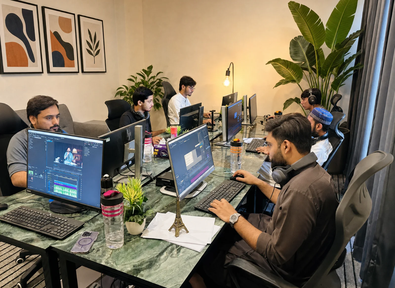 Inside the Motion Graphix studio